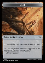 Clue (0016) // Art Card (0043) Double-Sided Token
